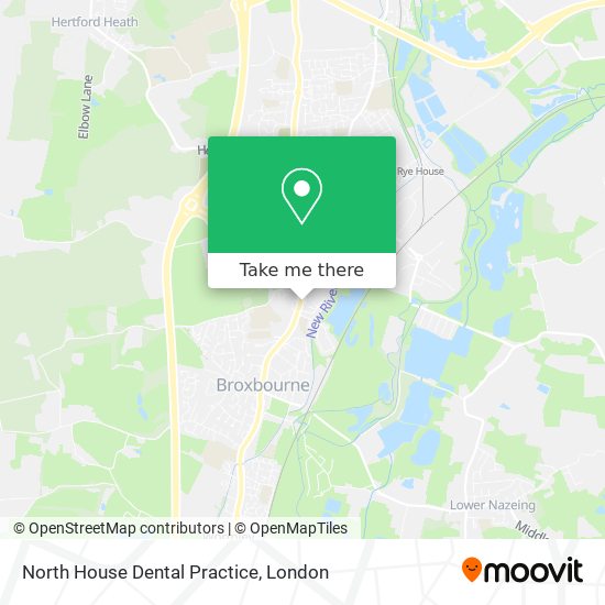North House Dental Practice map