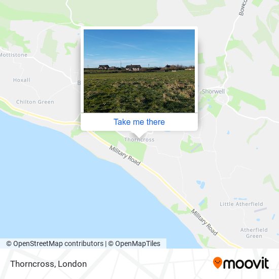 Thorncross map