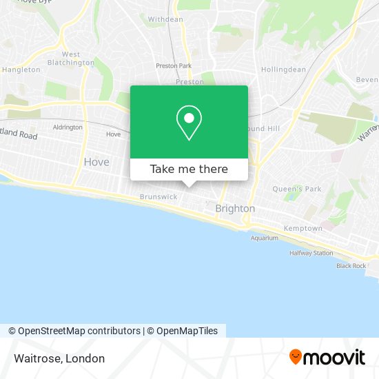 Waitrose map