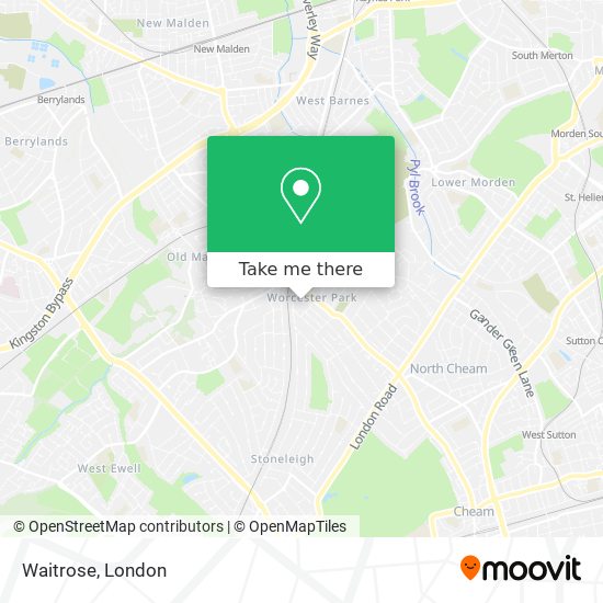 Waitrose map