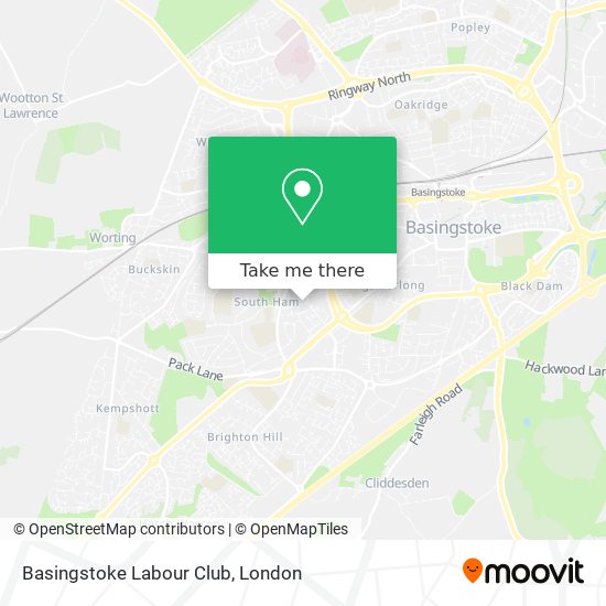 Basingstoke Labour Club map