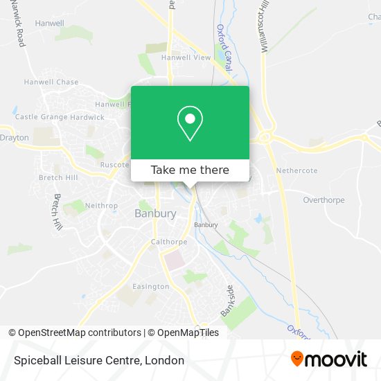 Spiceball Leisure Centre map