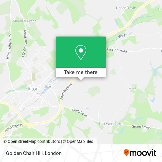 Golden Chair Hill map