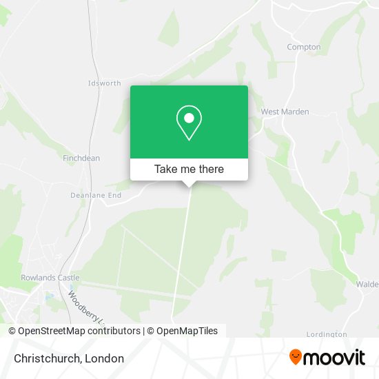 Christchurch map