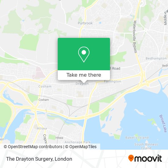 The Drayton Surgery map