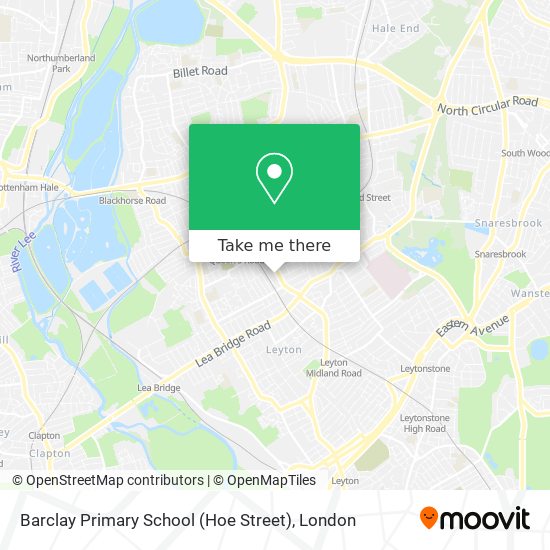 Barclay Primary School (Hoe Street) map