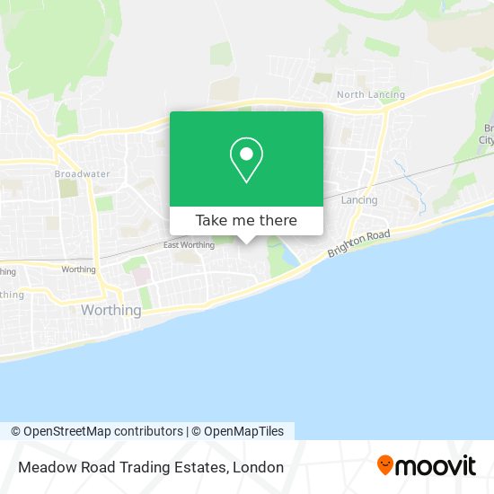 Meadow Road Trading Estates map