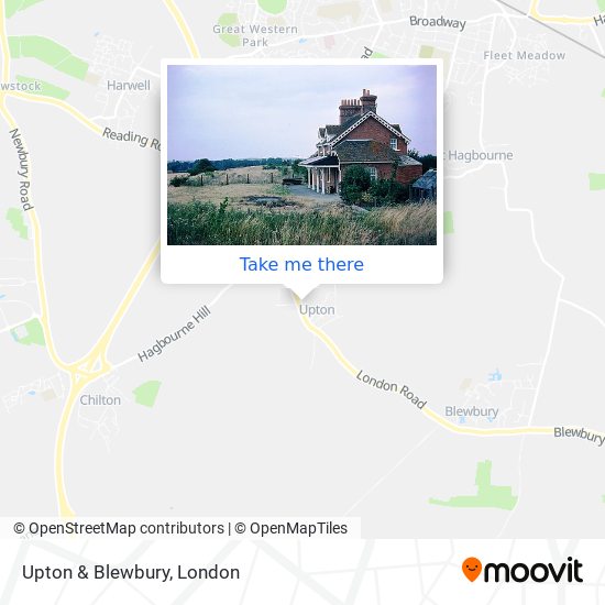 Upton & Blewbury map