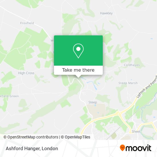 Ashford Hanger map