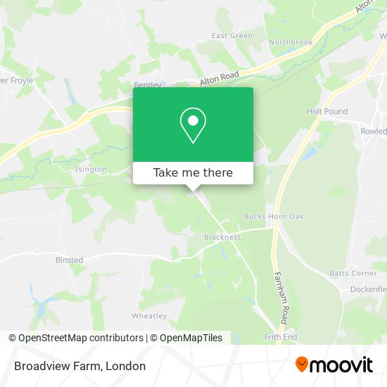 Broadview Farm map