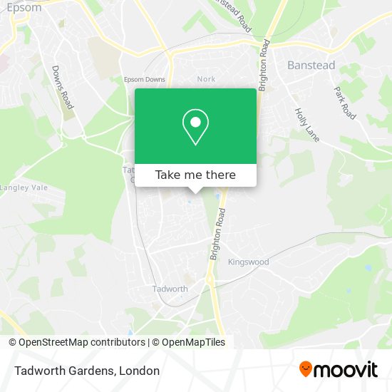 Tadworth Gardens map