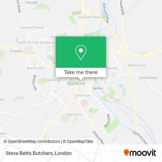 Steve Betts Butchers map