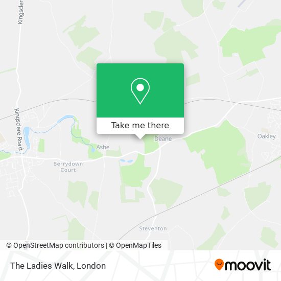 The Ladies Walk map