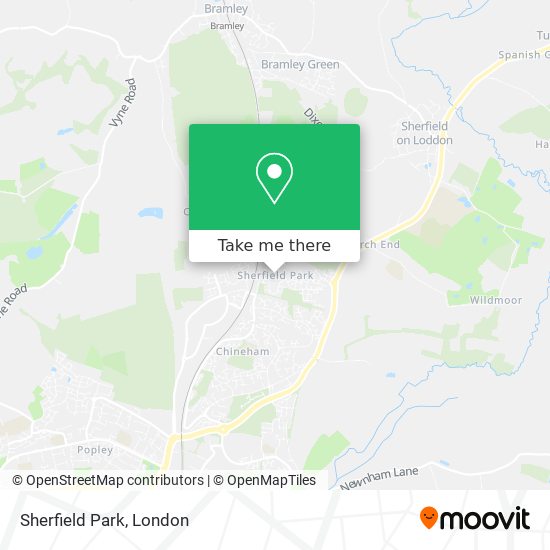 Sherfield Park map
