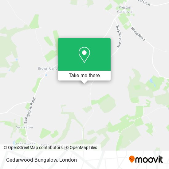 Cedarwood Bungalow map