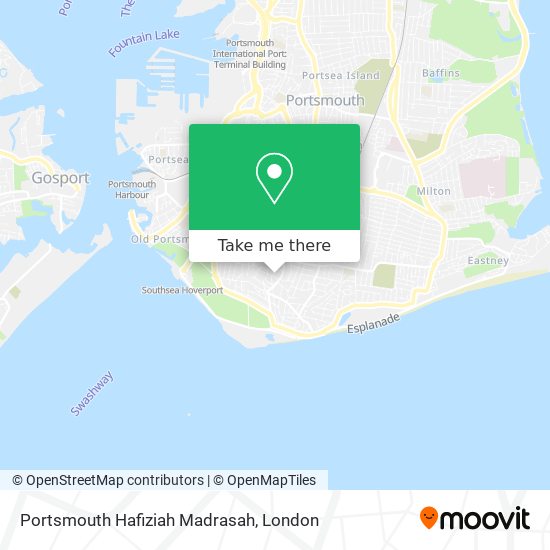 Portsmouth Hafiziah Madrasah map