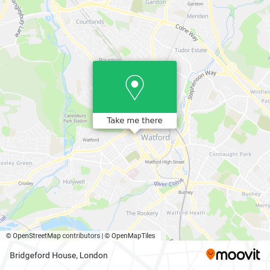 Bridgeford House map