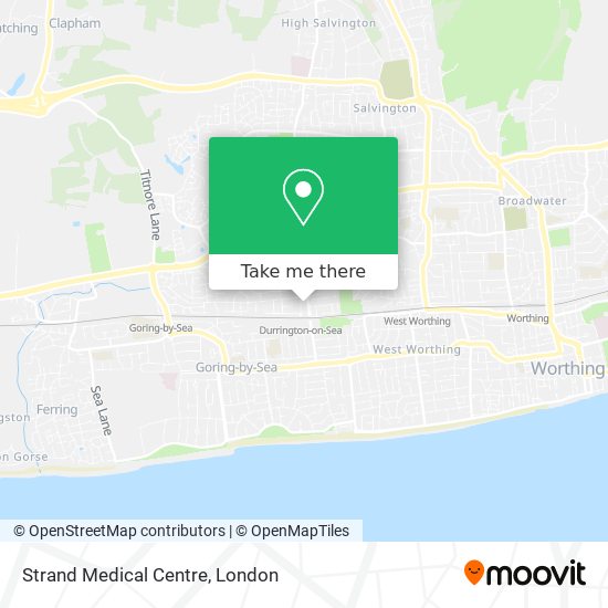 Strand Medical Centre map