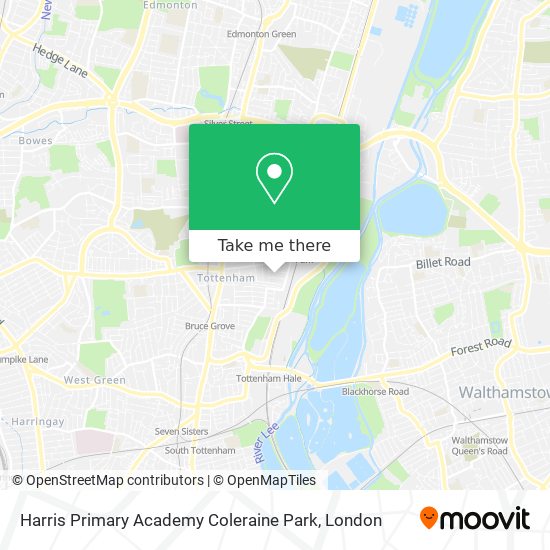 Harris Primary Academy Coleraine Park map