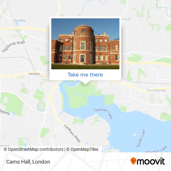 Cams Hall map