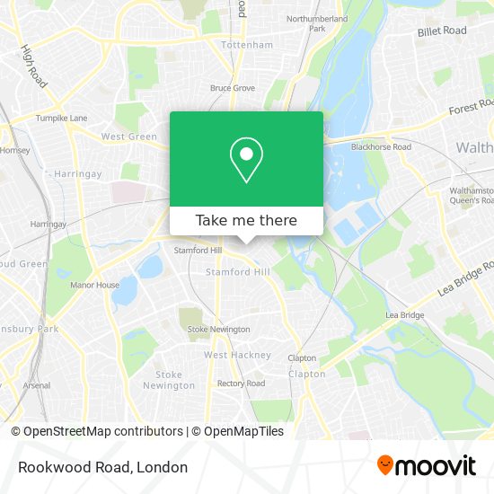 Rookwood Road map