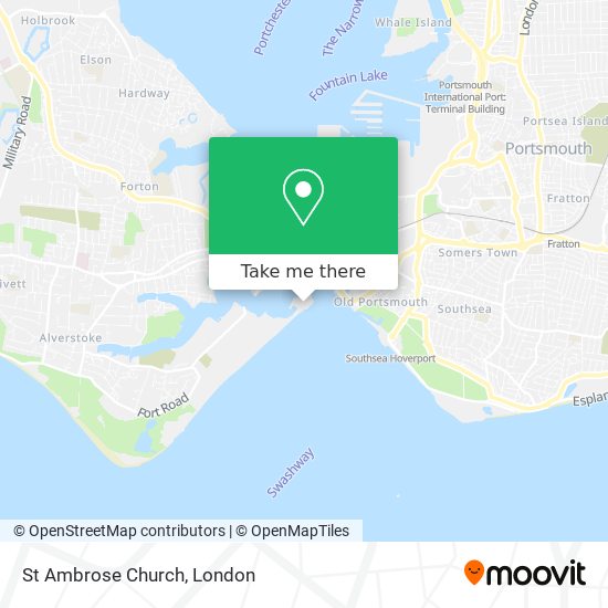 St Ambrose Church map