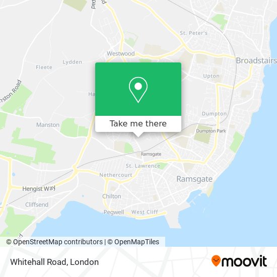 Whitehall Road map