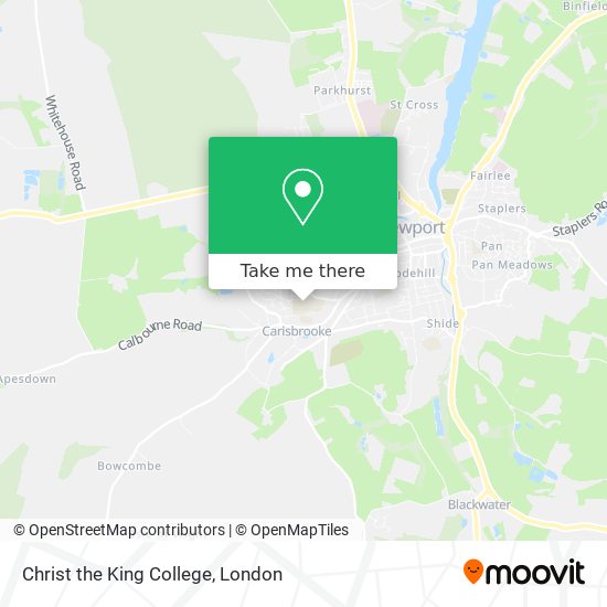 Christ the King College map