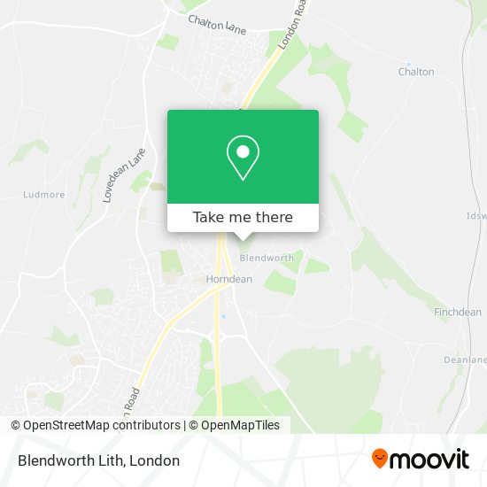 Blendworth Lith map