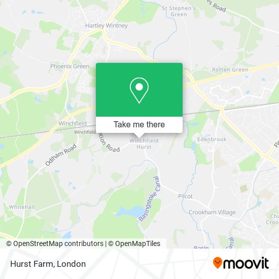 Hurst Farm map