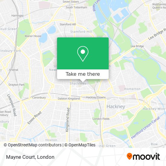 Mayne Court map