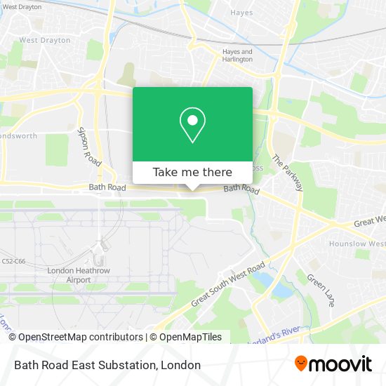 Bath Road East Substation map