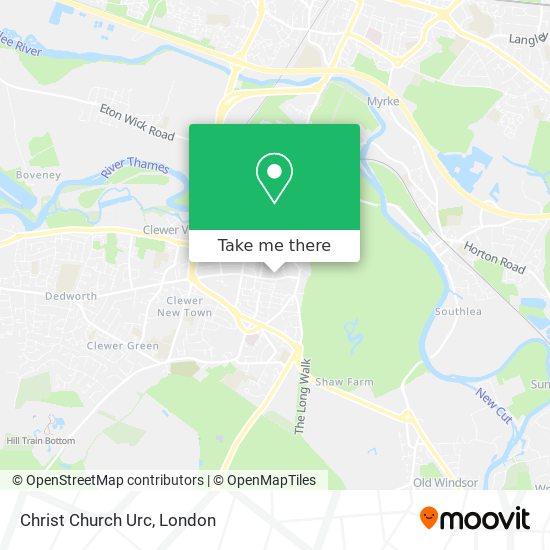 Christ Church Urc map