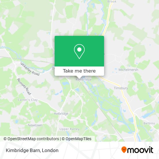 Kimbridge Barn map