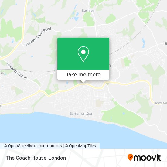 The Coach House map