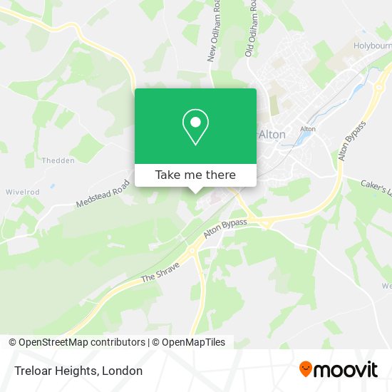 Treloar Heights map