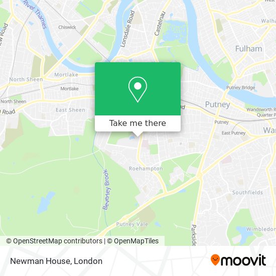 Newman House map