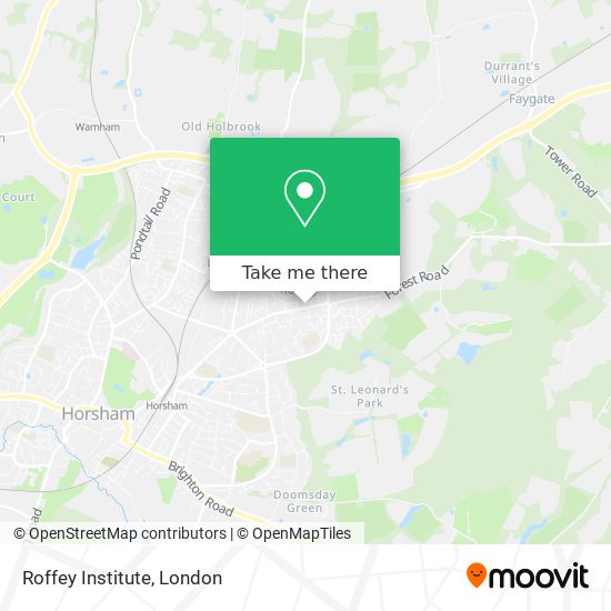 Roffey Institute map