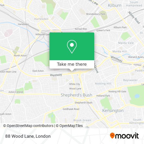 88 Wood Lane map