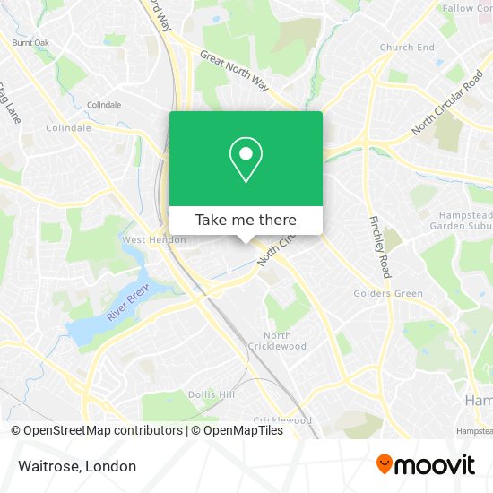 Waitrose map