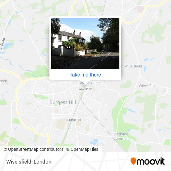 Wivelsfield map