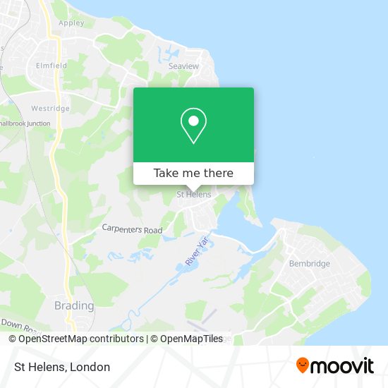 St Helens map