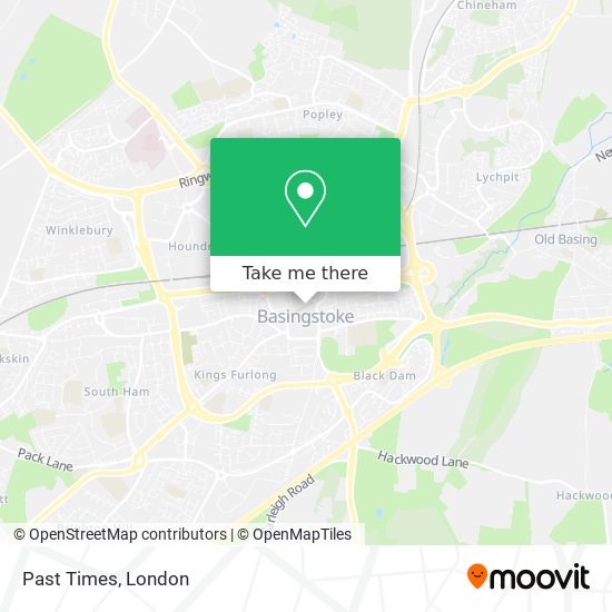 Past Times map