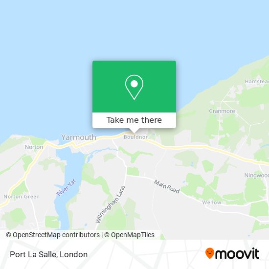 Port La Salle map