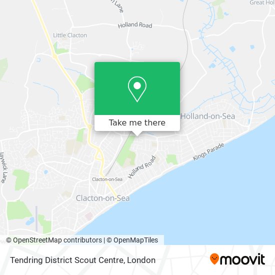 Tendring District Scout Centre map