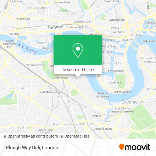 Plough Way Deli map