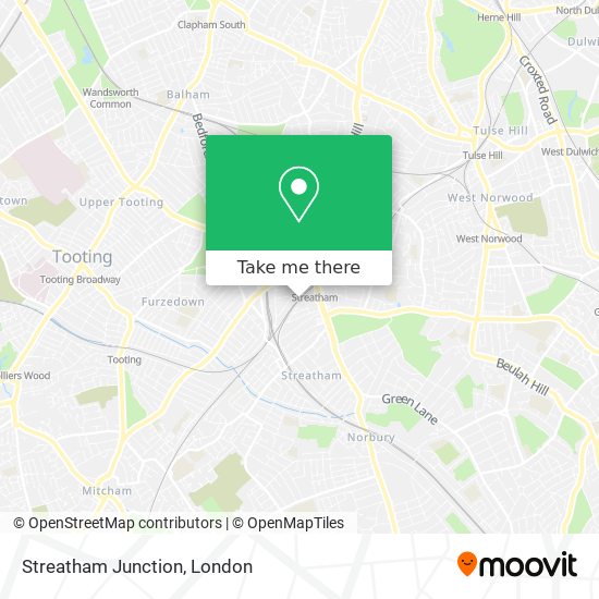 Streatham Junction map