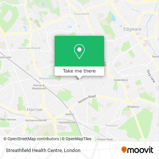 Streathfield Health Centre map