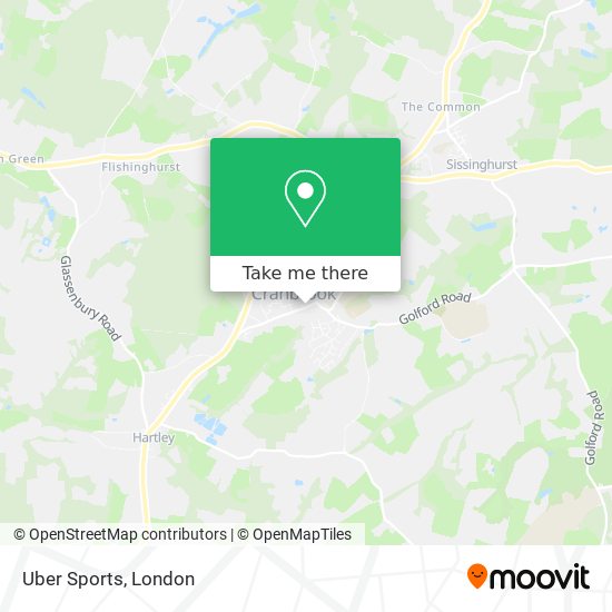 Uber Sports map