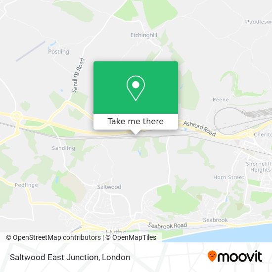 Saltwood East Junction map
